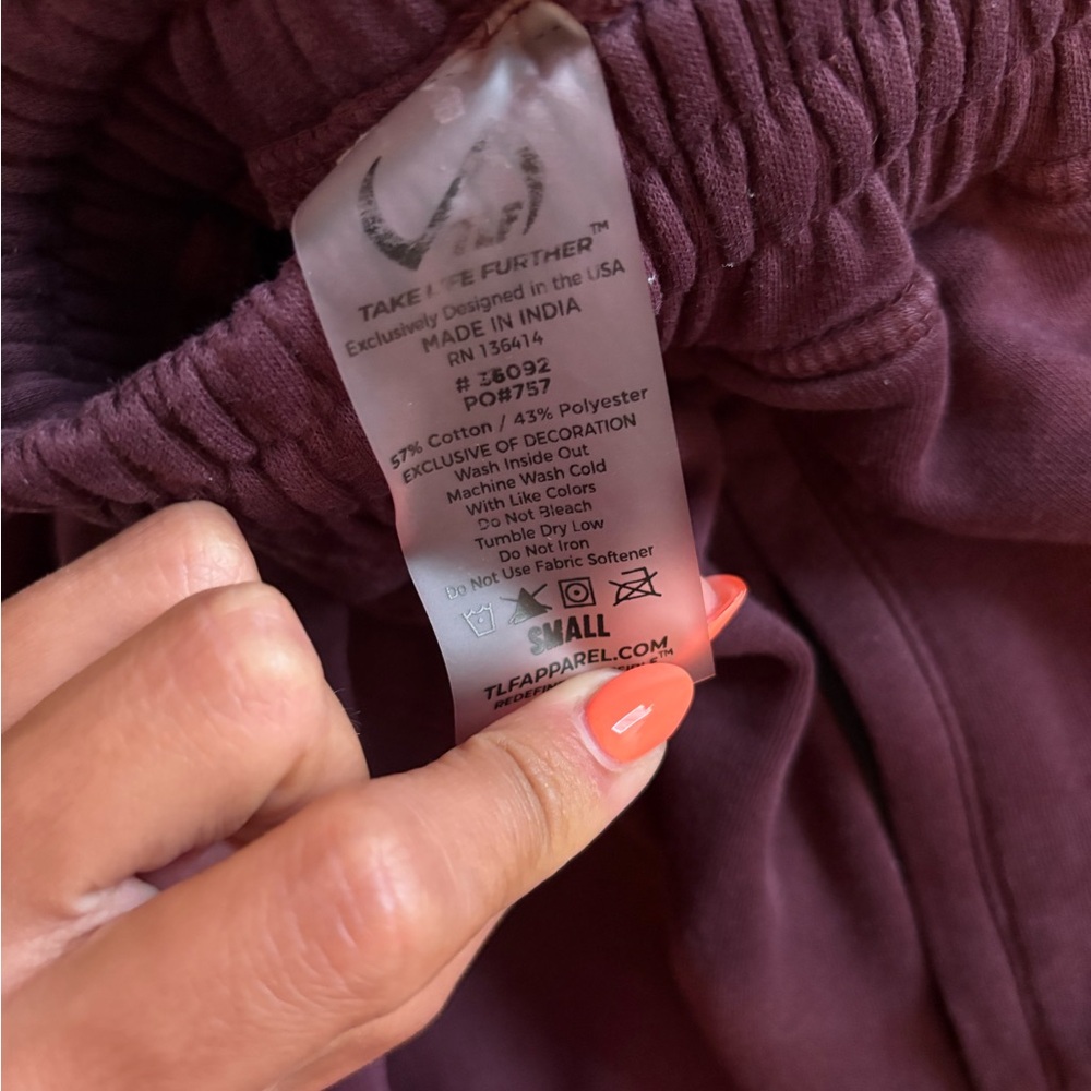 TLF Maroon Sweatpants - Picture 3 of 3
